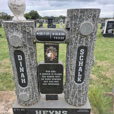HEYNS Schalk 1929-2003 & Dinah 1937-