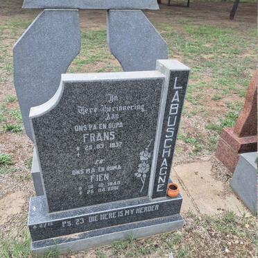 LABUSCHAGNE Frans 1937- & Fien 1940-2001