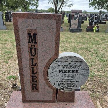 MULLER Pierre 1953-2000