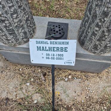 MALHERBE Daniel Benjamin 1905-2001