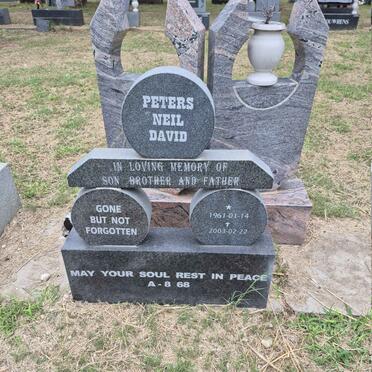 PETERS Neil David 1961-2003