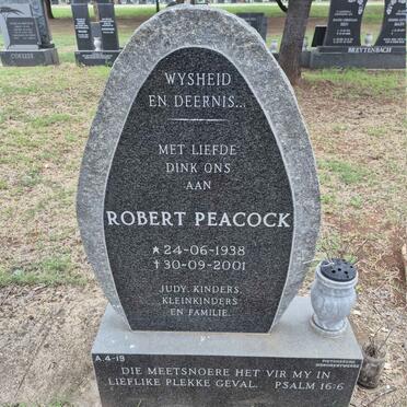 PEACOCK Robert 1938-2001