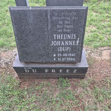 PREEZ Theunis Johannes, du 1947-2004