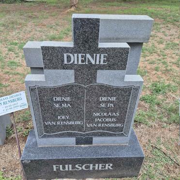 RENSBURG Nicolaas Jacobus, van 1917-2000 & Joey :: FULSCHER Dienie 
