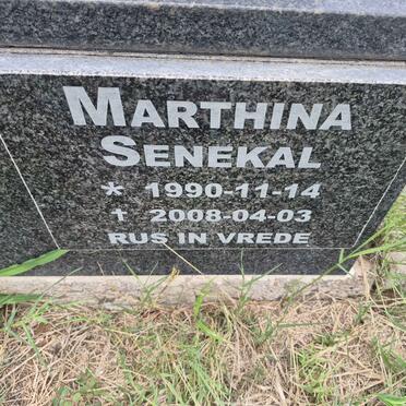 SENEKAL Niekie 1953-2004 :: SENEKAL Marthina 1990-2008 _2