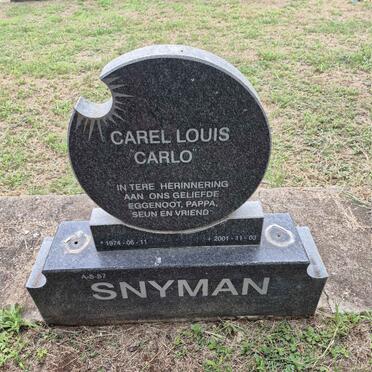 SNYMAN Carel Louis 1974-2001