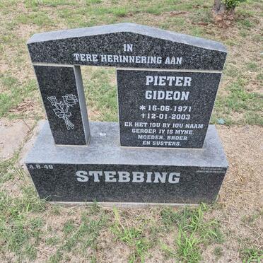 STEBBING Pieter Gideon 1971-2003
