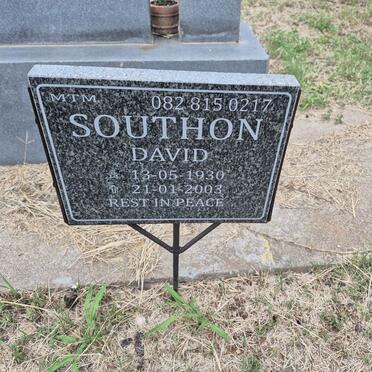 SOUTHON David 1930-2003
