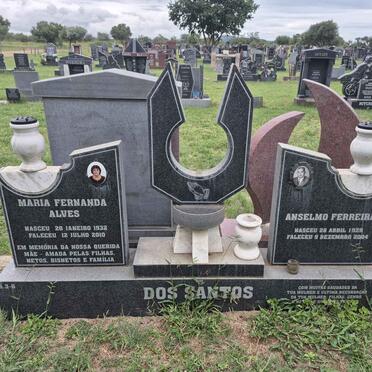 SANTOS Anselmo Ferreira, dos 1929-2004 & Maria Fernanda Alves 1932-2010