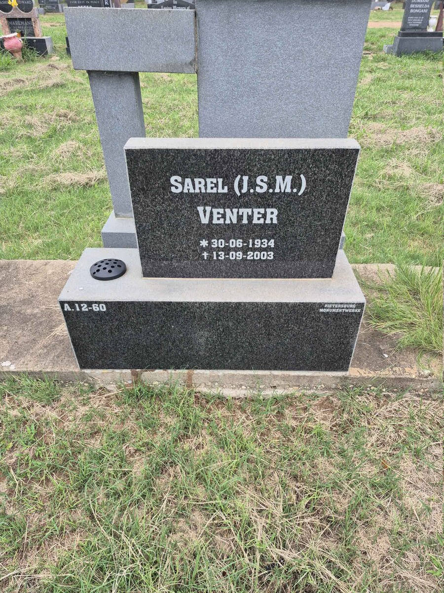 VENTER J.S.M. 1934-2003