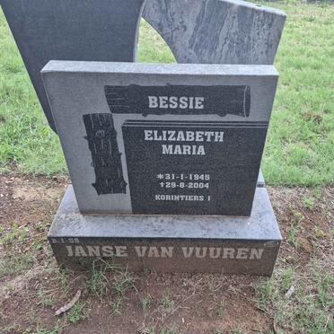 VUUREN Elizabeth Maria, Janse van 1945-2004 