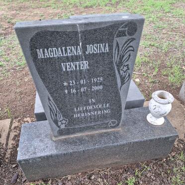 VENTER Magdalena Josina 1925-2000