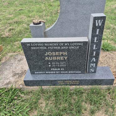WILLIAMS Joseph Aubrey 1971-2003