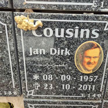 COUSINS Jan Dirk 1957-2011