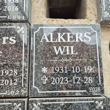 ALKERS Wil 1931-2023