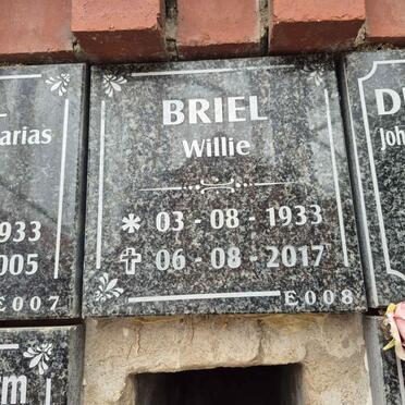 BRIEL Willie 1933-2017