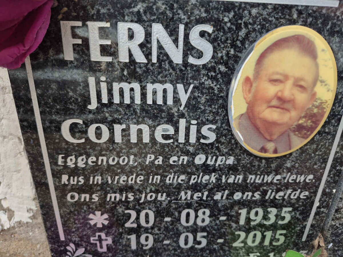 FERNS Jimmy Cornelis 1935-2015