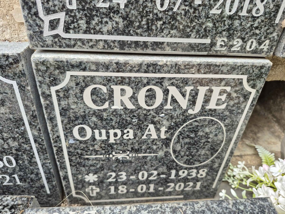 CRONJE At 1938-2021