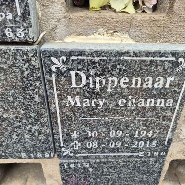 DIPPENAAR Mary Johanna 1947-2015