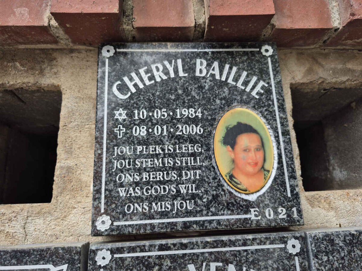 BAILLIE Cheryl 1984-2006