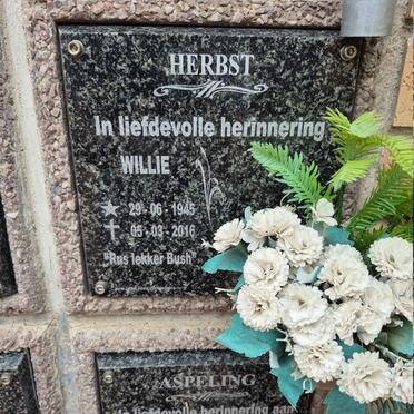 HERBST Willie 1945-2016
