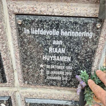HUYSAMEN Riaan 1964-2010
