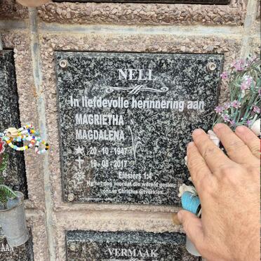 NELL Magrietha Magdalena 1947-2017