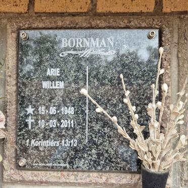 BORNMAN Arie Willem 1948-2011