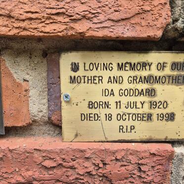 GODDARD Ida 1920-1998