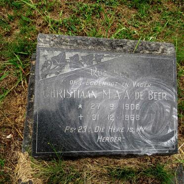 BEER Christiaan M.A.A., de 1906-1968