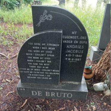 BRUTO Andries Jacobus, de 1940-1997