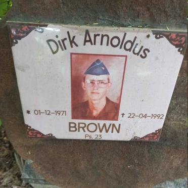 BROWN Dirk Arnoldus 1971-1992