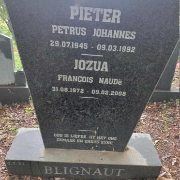 BLIGNAUT Pieter Petrus Johannes 1945-1992 :: NAUDE Jozua Francois 1972-2008
