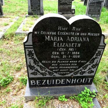 BEZUIDENHOUT Maria Adriana Elizabeth 1884-1958