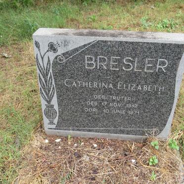 BRESLER Catharina Elizabeth nee TRUTER 1912-1971