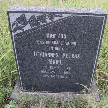 BRIEL Johannes Petrus 1872-1956