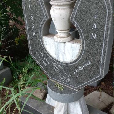 BRINK Jan 1948- & Sussa 1949-1996