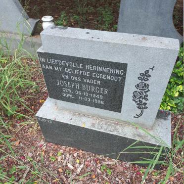 BURGER Joseph 1949-1996