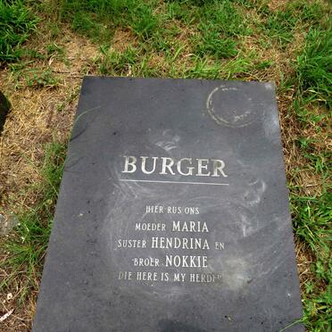 BURGER Maria :: BURGER Hendrina :: BURGER Nokkie