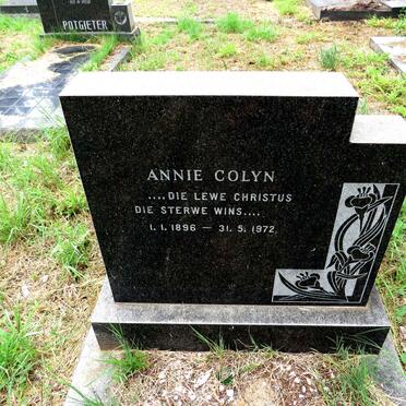COLYN Annie 1896-1972