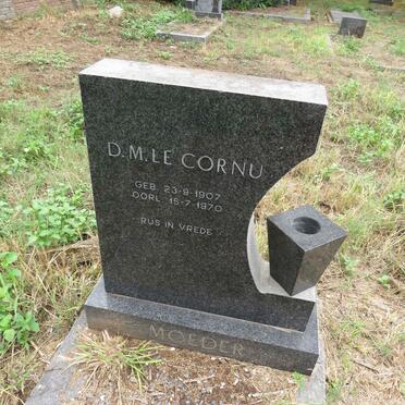 CORNU D.M., le 1907-1970