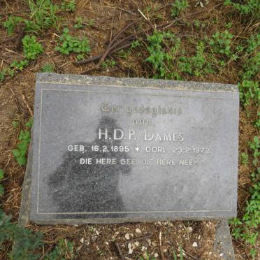 DAMES H.D.P 1895-1972