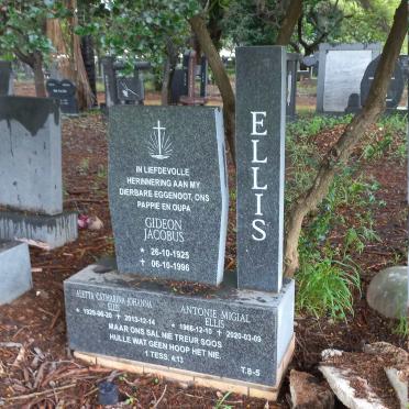 ELLIS Gideon Jacobus 1925-1996 & Aletta Catharina Johanna 1929-2013 :: ELLIS Antonie Migial 1966-2020