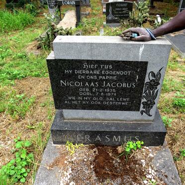 ERASMUS Nicolaas Jacobus 1935-1971