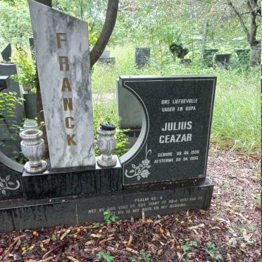 FRANCK Julius Ceazar 1938-1996