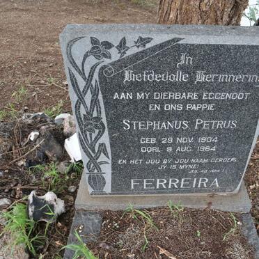 FERREIRA Stephanus Petrus 1904-1964