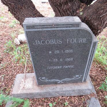 FOURIE Jacobus 1906-1968