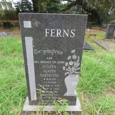 FERNS Susara Agatha Gertruida 1911-1998