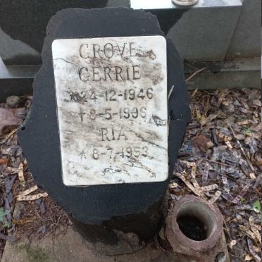GROVE Gerrie 1946-1998 & Ria 1953-