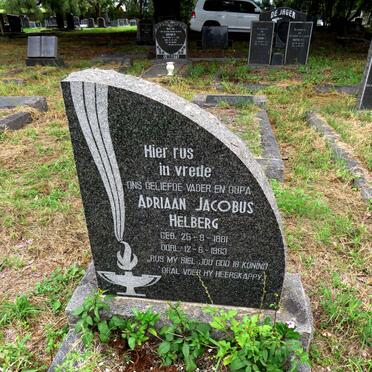 HELBERG Adriaan Jacobus 1881-1963
